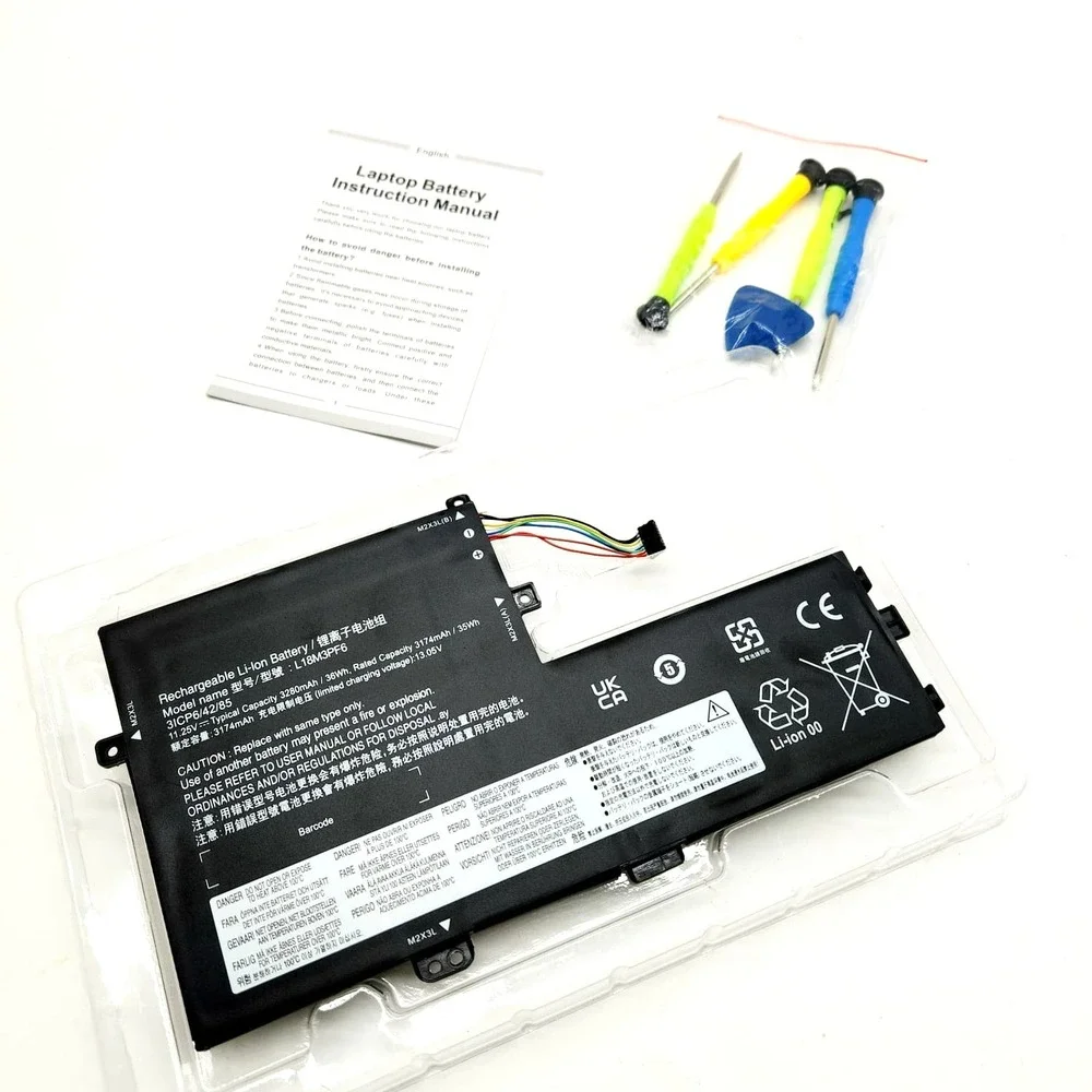 ASODI Battery L18M3PF6 Compatible‎ with Lenovo Ideapad S340/C340/Flex Series